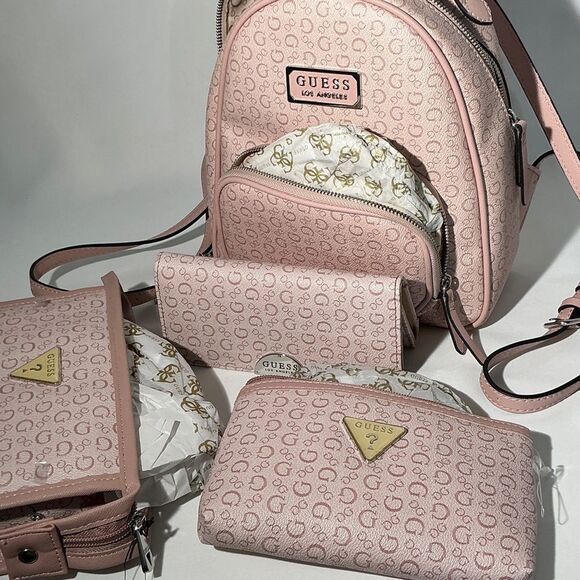 GUESS Blush Backpack and Wallet Trio main image 5
